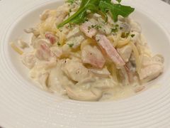 奶油培根鸡肉意大利面-404干式熟成牛排馆•聚会餐厅