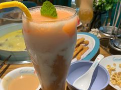 草莓酸奶沙冰-青瓷火锅料理(西单大悦城店)