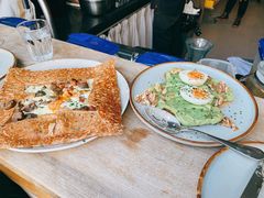 鸡蛋蘑菇熏肉荞麦可丽饼-RAC BAR(安福路店)