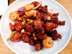 椒香虾仁爆鸡球-陈傻子餐厅(世纪都会店)