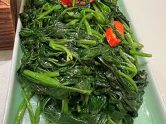 虾酱炒空心菜-古洋食坊·港点小馆(苏州中心店)