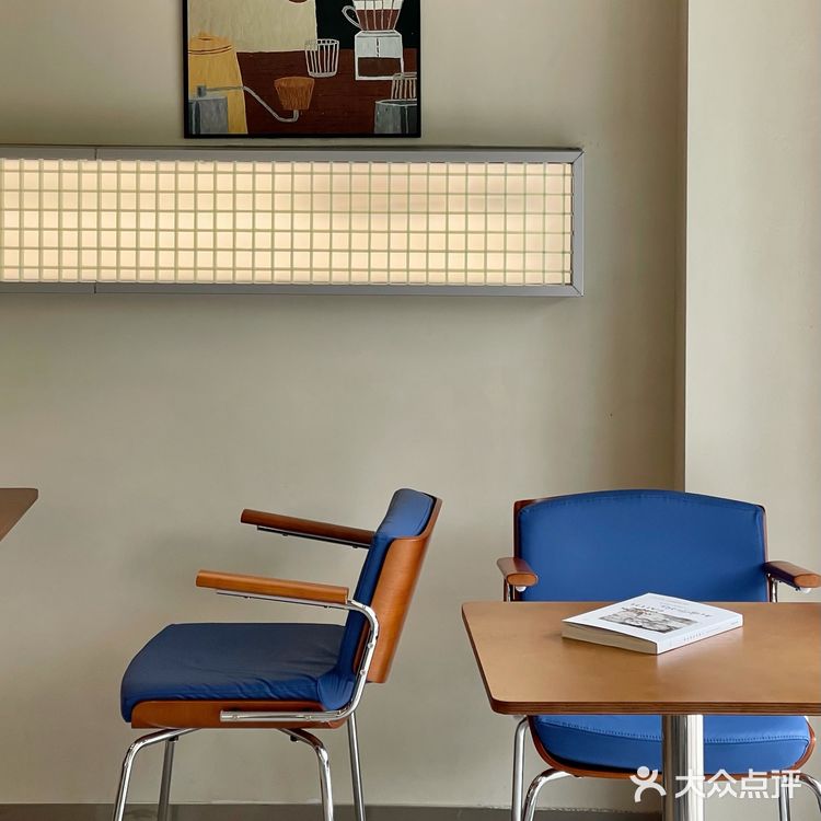 杭州！中古风咖啡店...🪑🔵蓝色真的好！！