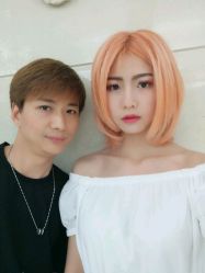 -韩鑫烫染接发·收长头发