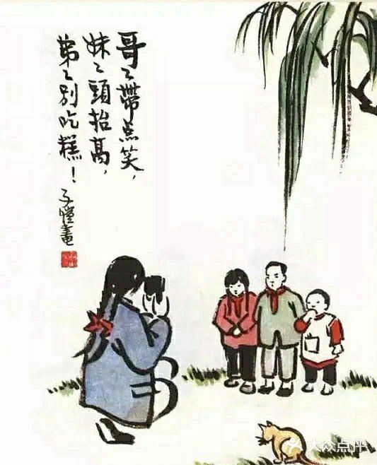 春天柳树发新芽，在这位画家眼里更多的是亲情！