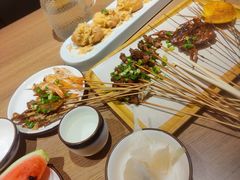 -街角等你.大连海鲜烧烤.经典铁板海鲜串(西安路店)