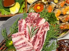 -草家酱蟹炭火烤肉店(珲春南路一店)
