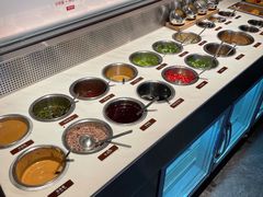 自助调料区-左庭右院鲜牛肉火锅(苏州园区永旺店)