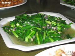 韭菜炒螺丝肉-林家饭店(新林公路店)