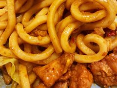辛麻鸡炒乌冬面-池奈·日式咖喱蛋包饭(老城根Gpark店)