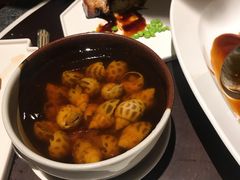 古越陈酿煮花螺-杭州西子湖四季酒店·金沙厅