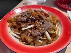 干炒牛肉河粉-避风塘(宝山万达店)