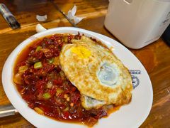-歹歹的加个面过油肉拌面