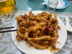 炸鱿鱼条-天伦海鲜·老味道·青岛菜(栈桥天主教堂店)