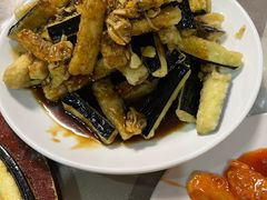 蛤蜊肉拌茄子-华春餐馆(鱼山路店)