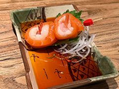 三文鱼荔枝甜虾卷-筱田の食堂·izakaya(淮海中路店)