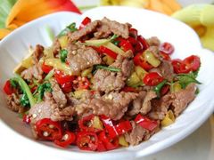 炒牛肉-GU XIANG JU故乡居