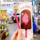 罗森新品‼️少女心粉唇巧克力冰淇淋💋