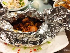 栗子烧鸡配鹌鹑蛋-陆壹捌餐厅(五大道店)