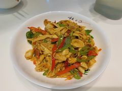 火腿炒农家豆腐皮-辣公子·千岛湖私房菜(滨江店)