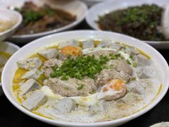 清蒸咸蛋目鱼臭豆腐猪脑-绍兴名菜馆(可乐路店)