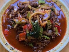 花儿炒肉片-花儿穆萨·烤肉餐厅(石马坪店)