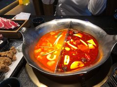 台式麻辣花胶鸡鸳鸯锅-湊湊火锅·茶憩(世博大道店)