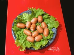 烟熏脆皮肠-谭鸭血老火锅(漳州路店)