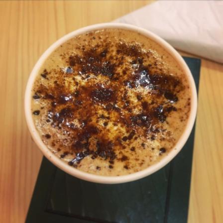 next coffee-"黑糖摩卡咖啡好好喝,黑糖沙沙的口感配合绵.