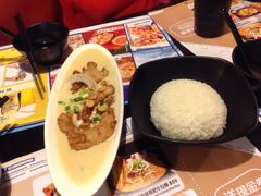 白咖喱猪排饭-沙嗲王(加拿芬店)