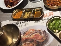 -草家酱蟹炭火烤肉店(珲春南路一店)