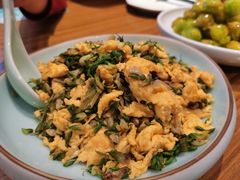 槐花炒土鸡蛋-禾珍珠家常小馆(河南博物院店)