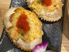 芝士焗蟹宝-鲔吞·和牛寿喜烧(闵行区绿瘦酒店)