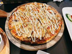 夏威夷芝士披萨-地理学家咖啡馆