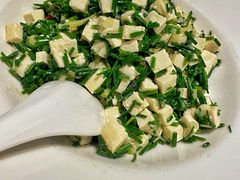 沙葱拌豆腐-宁夏国强手抓羊肉·清真菜(未央路凤三店)