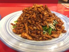 京酱菠菜鸡丝-宏状元现熬粥·京味菜(五棵松店)