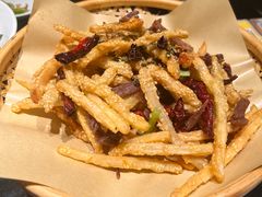 芝麻藕手撕牛肉-简小舍·民间手艺菜(武昌江滩店)