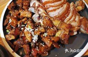 BBQ Glazed Pork Trotters