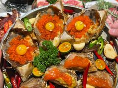 -草家酱蟹炭火烤肉店(珲春南路一店)