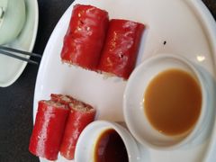 红米脆皮鲜虾肠-蝴蝶里·粤菜·点心(滨江龙湖店)