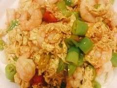 辣爆虾仁鸡蛋拌面-文三里屯面馆(三里屯店)