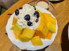 蓝莓芒果雪花冰-必点海鲜·海肠捞饭大王(滨江道店)