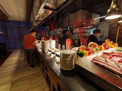 自助取餐区-OPEN開全日自助餐厅·牛肉火锅·海鲜(佛山希尔顿酒店)