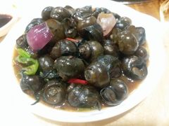 紫苏炒田螺-渔文乐农庄