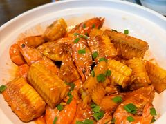 油焖金钱虾-老阿爸鲜鱼土菜(昆山花桥店)