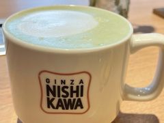 抹茶拿铁-银座仁志川·生吐司专门店(香港广场店)