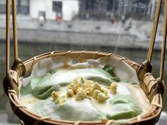 抹茶麻薯奶冰-李百蟹·江南蟹黄面·河景餐厅(夫子庙总店)