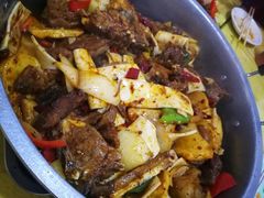 -炕锅羊肉土火锅面片大王