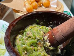 皮蛋青椒擂茄子-费大厨辣椒炒肉(黄兴中心广场店)