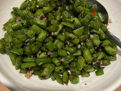榄菜肉沫炒刀豆-新白鹿餐厅(城西银泰城店)