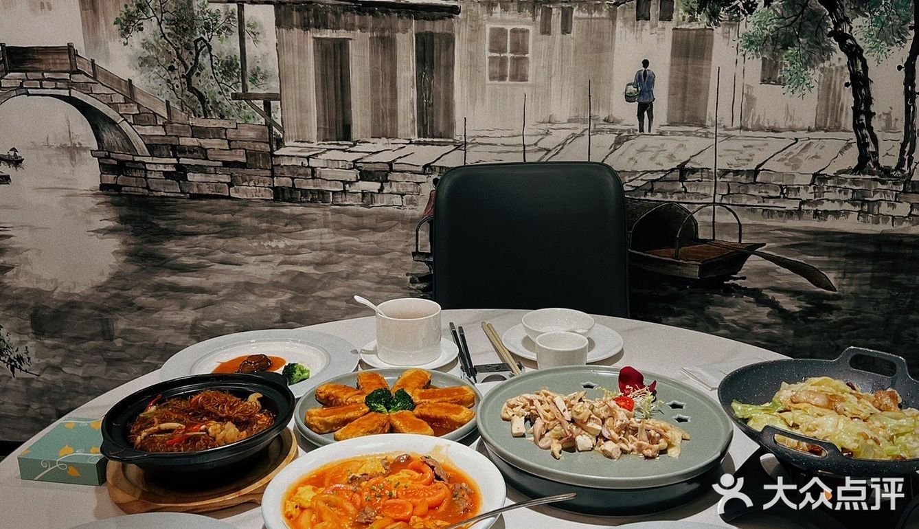 东莞茶山-满满水乡田园水墨风的粤菜馆🔥